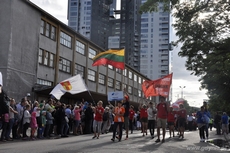 Załoga żaglowca Brabander na paradzie załóg, fot. Dorota Nelke