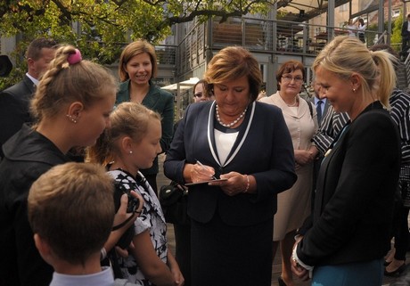 Anna Komorowska małżonka prezydenta RP w Gdyni / fot. Dorota Nelke