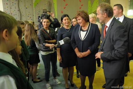 Anna Komorowska małżonka prezydenta RP w Gdyni / fot. Dorota Nelke