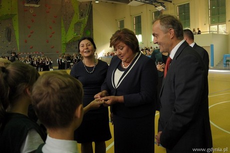 Anna Komorowska małżonka prezydenta RP w Gdyni / fot. Dorota Nelke