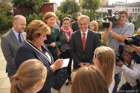 Anna Komorowska małżonka prezydenta RP w Gdyni / fot. Dorota Nelke