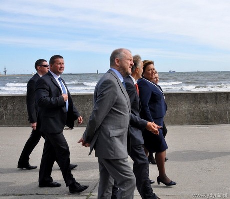 Anna Komorowska małżonka prezydenta RP w Gdyni / fot. Dorota Nelke