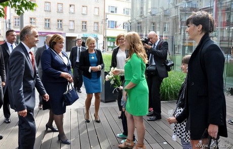 Anna Komorowska małżonka prezydenta RP w Gdyni / fot. Dorota Nelke