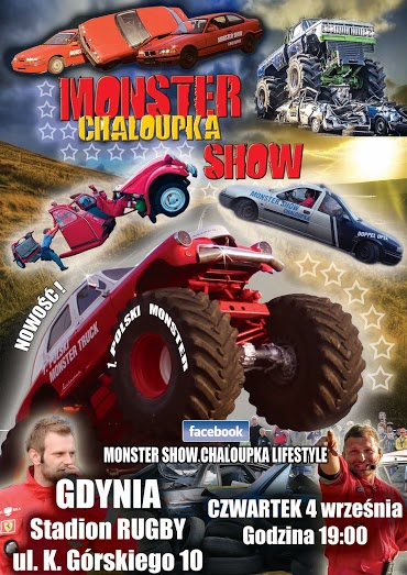 Monster Trucki przy Narodowym Stadionie Rugby