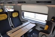 Wnętrze 1 klasy w Pendolino, fot. Michał Kowalski