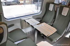 Wnętrze 2 klasy w Pendolino, fot. Michał Kowalski