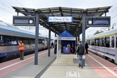 Pendolino na dworcu Gdynia Główna, fot. Michał Kowalski