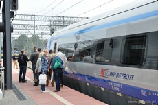 Pendolino na dworcu Gdynia Główna, fot. Michał Kowalski