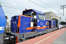 Zmodernizowana lokomotywa SM42-3001 na dworcu Gdynia Główna, fot. Michał Kowalski