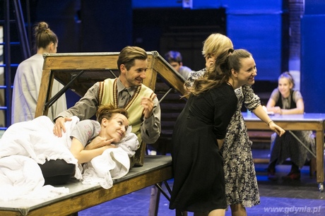 Próba do spektaklu Pamiętnik z Powstania Warszawskiego w Teatrze Muzycznym