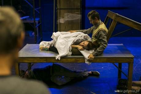 Próba do spektaklu Pamiętnik z Powstania Warszawskiego w Teatrze Muzycznym