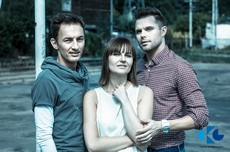 Mateusz Deskiewicz, Julia Zacharek, Marek Kaliszuk, fot. Centrum Kultury