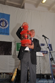 Wręczenie nagród 63 regat o Błękitną Wstęgę Zatoki, fot. Tadeusz Lademann