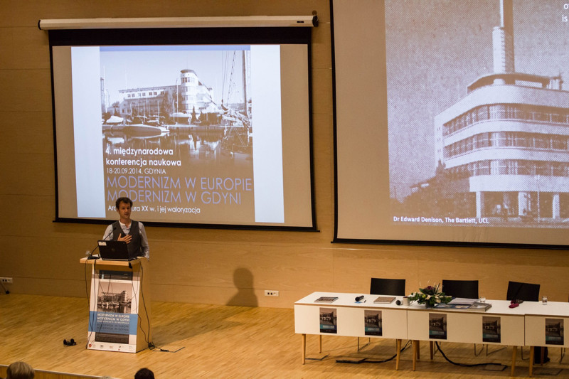 Dr Edward Denison, Londyn, Wielka Brytania - 4. międzynarodowa konferencja naukowa Modernizm w Europie - modernizm w Gdyni / fot. Alina Limańska-Michalska