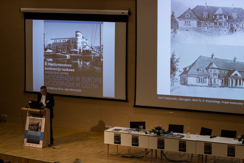 prof. dr hab. inż. arch. Krzysztof Lenartowicz - 4. międzynarodowa konferencja naukowa Modernizm w Europie - modernizm w Gdyni / fot. Alina Limańska-Michalska