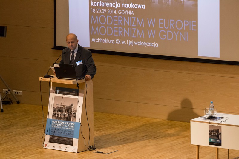 mgr inż. arch. Tomasz Błyskosz, Gdańsk - 4. międzynarodowa konferencja naukowa Modernizm w Europie - modernizm w Gdyni / fot. Alina Limańska-Michalska