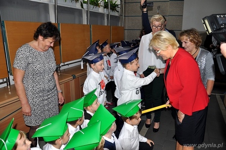 Pasowanie i ślubowanie pierwszaków Szkoły Podstawowej nr 42, fot. Michał Kowalski