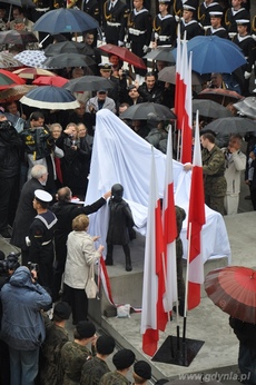 Uroczyste odsłonięcie pomnika wysiedlonych gdynian, fot. Dorota Patzer