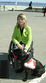 Pies przyjacielem osoby niepełnosprawnej Fot. Sylwia Szumielewicz - Tobiasz