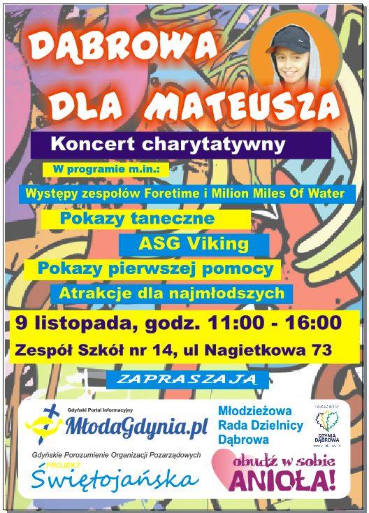 Koncert Dąbrowa dla Mateusza