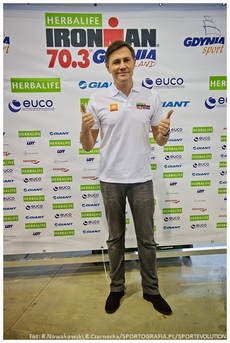 Krzysztof Ibisz ambasador Herbalife IRONMAN 70.3 Gdynia, fot. fot. R. Nowakowski, B. Czarnecka/Sportfotografia.pl/sportevolution