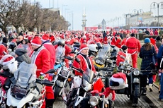 Mikołaje na motocyklach 2014, fot. Maciej Czarniak