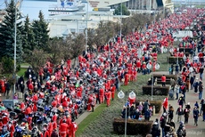 Mikołaje na motocyklach 2014, fot. Maciej Czarniak