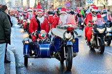 Mikołaje na motocyklach 2014, fot. Maciej Czarniak