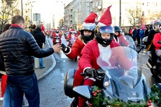 Mikołaje na motocyklach 2014, fot. Maciej Czarniak