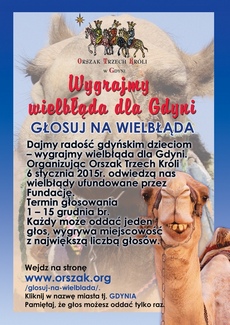 Wygrajmy wielbłąda do gdyńskiego Orszaku Trzech Króli