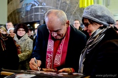 Wernisaż wystawy Trójka w obrazach wielkich mistrzów na Dworcu Gdynia Główna, fot. Maciej Czarniak