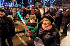 Tłumy widzów na Sylwestrowej Mocy Przebojów z Polsatem w Gdyni, fot. Maurycy Śmierzchalski