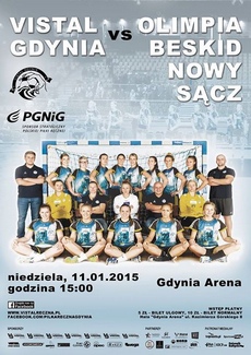 Mecz Vistal Gdynia vs Olimpia Beskid Nowy Sącz