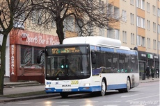 Nowy autobus marki MAN, zasilanych sprężonym gazem ziemnym, fot. ZKM Gdynia