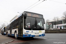 Nowy autobus marki MAN, zasilanych sprężonym gazem ziemnym, fot. ZKM Gdynia