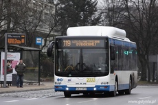 Nowy autobus marki MAN, zasilanych sprężonym gazem ziemnym, fot. ZKM Gdynia