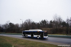 Nowy autobus marki MAN, zasilanych sprężonym gazem ziemnym, fot. ZKM Gdynia