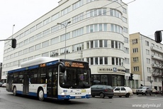 Nowy autobus marki MAN, zasilanych sprężonym gazem ziemnym, fot. ZKM Gdynia