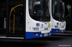 Nowe autobusy marki MAN, zasilane sprężonym gazem ziemnym, fot. ZKM Gdynia