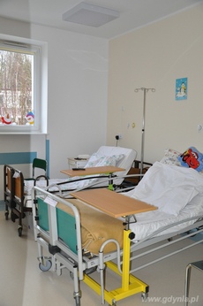 Oddział chirurgii dziecięcej w Szpitalu Morskim po remoncie, fot. Dorota Patzer