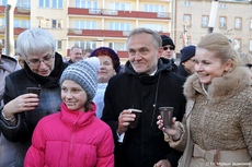 Czekoladowy toast na urodziny Gdyni, fot. Mateusz Skowronek