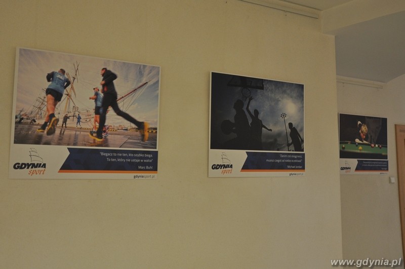 Sportowe wspomnienie 2014 roku na wystawie w galerii Ratusz / fot. Dorota Nelke