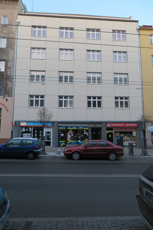 Budynek mieszkalny, ul. Świętojańska 90 - elewacja frontowa po wykonaniu prac remontowych