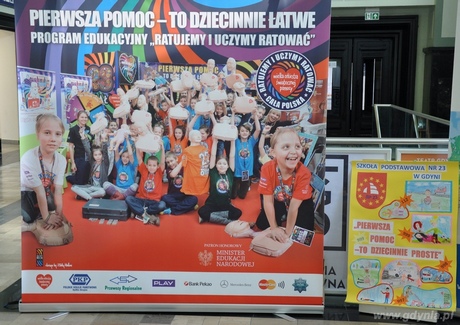 Szkolenie z pierwszej pomocy na stacji Gdynia Główna, fot. Michał Kowalski