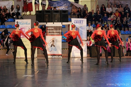 Cheerleaders z MDK w Gdyni na XVIII Mistrzostwach Polski Cheerleaders, fot. MDK w Gdyni