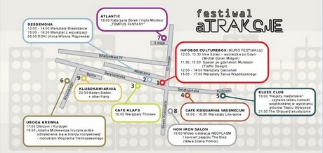 Program festiwalu aTrakcje