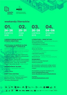 Miasto Słowa - Weekendy Literackie i program