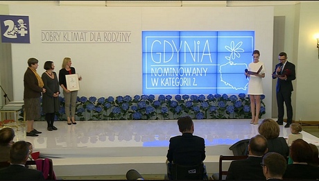 Nominacje do nagrody w konkursie Dobry Klimat dla Rodziny odebrała Pełnomocnik Prezydenta Gdyni ds. Rodziny Beata Szadziul
