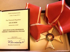 Order Odrodzenia Polski dla prezydenta Gdyni Wojciecha Szczurka