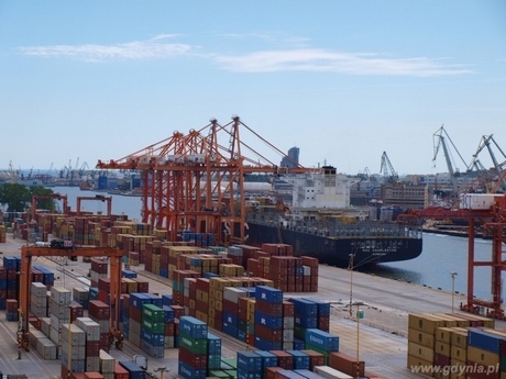 MSC Charleston w Gdyni, fot. Adam Schmidt / BCT